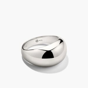 Mejuri Sterling silver dome ring